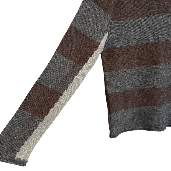 Rogue Striped Wool Blend Scoop Crewneck Pull Over Sweater Men's Size Medium - Picture 8 of 9